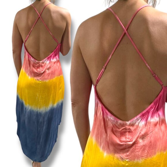 Chaser Slinky Slip Prism Dress Medium - Picture 1 of 16